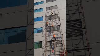 #scaffolding #works                 #Hyderabad #Hitech City