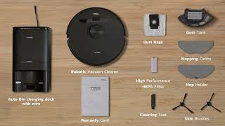 Unboxing and Installation | Forbes SmartClean with Auto Bin Robotic Vacuum Cleaner | Eureka Forbes