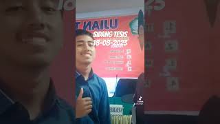 sidang ujian tesis Pascasarjana uinsu #sopirlintas #mudik2023 #supir #uinsu #uinsujuara