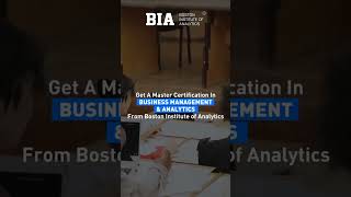 Get A Master Certification In Business Management & Analytics From BIA. #shorts