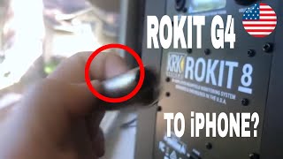 ✅  How to Connect KRK Rokit G4 To iPhone 🔴