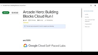 Arcade Hero: Building Blocks Cloud Run I |  Lab solution #arcade2025 #arcadegooglecloud