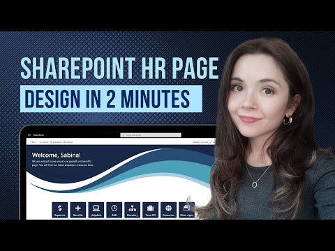Create a SharePoint Intranet HR Page in 2 Minutes