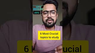 6 Most Important topics of Medieval India for #upscprelims2024 #shorts #viral by Abhishek Sir