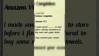 #amazon #wfh #prepration #shorts #youtube #jobs #amazonassessmenttest   #vcs #shorts