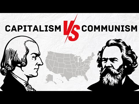 difference between capitalism and communism in Urdu