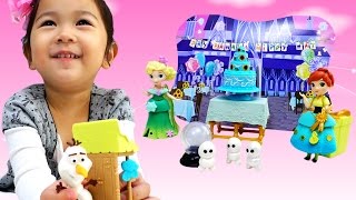 アナと雪の女王 アナのバースデーパーティ&エルサのアイススケート おもちゃ ごっこ遊び☆himawari-CH