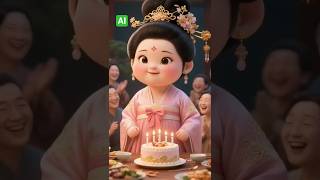 祝你生日快乐 #祝你生日快乐 #贵妃视频AI #生日快乐 #幽默段子 #唐朝 #即梦AI