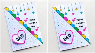 Fathers Day Card Easy | DIY Father's Day Gift Ideas 2025 | White Paper Father's Day Card