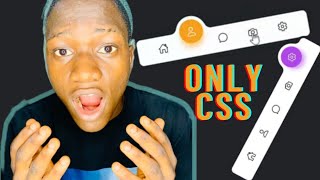 How I Created This Magic Menu with Html and Css I #html  #css #coding #navbar  #algorithm
