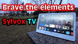 Portable Waterproof TV Sylvox 15.6" Honest review & best picture settings