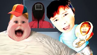 Kids with Papa Squid Game be like