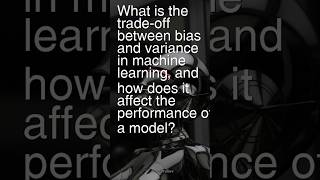 Today’s Ques: What is the trade-off between bias and variance in machine learning? #machinelearning