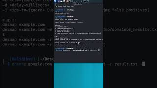 Uncover Subdomains the Easy Way with dnsmap #dnsmap #dns  #kalilinux  #infosec #cybersecurity