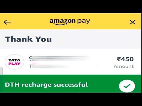 How to recharge dth using amazon pay | Amazon se dth recharge kaise kare | Dth Payment amazon upi
