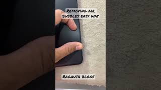 How to remove air bubbles from screen gaurd!🔥👌#shorts