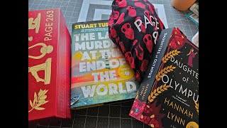 Unboxing two Once Upon the Book Club boxes