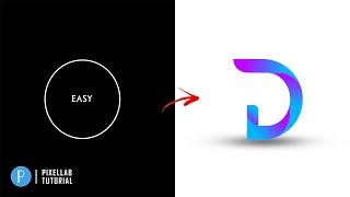 D letter Logo Pixellab tutorial | SK Graphics Studio