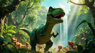 🦖🎶 The T-Rex Two-Step(w/lyrics)– Fun Kids Song & Dance! 🎵🦕 #kidsvideo#dinoparty#dance