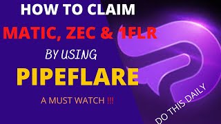 HOW TO CLAIM MATIC, ZEC & 1FLR FOR FREE 2022 || CRYPTO FAUCET || EARN DAILY.