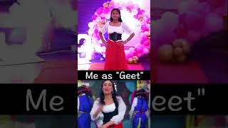 Me as Geet from Jab We Met  #mymissanandshorts #anantyashorts #kareenakapoor