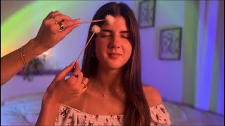 Front Facing ASMR with Jade Comb, Brushes & Feathers | Tides of Tranquility 🌊