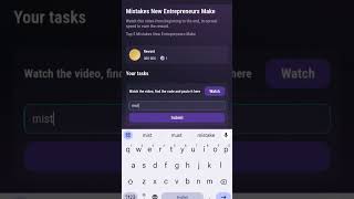 Mistake new entrepreneur makes #codetoday #tapswap