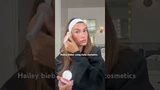 Hailey bieber using Kylie cosmetics❤️‍🔥 new viral video #viralvideo #viralshort #trending #shorts