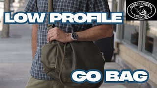 Be prepared, be discreet; Civilian go bag.