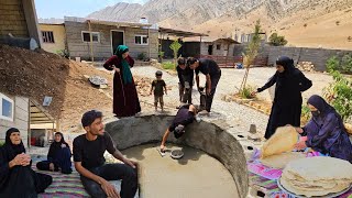 🫂"Building and Bonding: Amir's Family Fills the Rooftop & Pours Concrete for the Pond!"🏗️