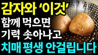 감자와 함께 먹으면 보약되는 음식 3가지와 레시피 총정리! 값비싼 영양제 대신 '이것' 드세요 I 치매에 좋은 음식 I