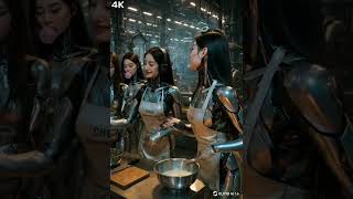 휴머노이드 공장의 요리 수업 시간 - 로봇 셰프의 깜짝 실력 - ヒューマノイド工場の料理教室 - Clase de cocina en la fábrica humanoide