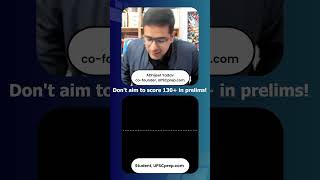 Don't aim to score 130+ in prelims! | Mentorship by UPSCprep