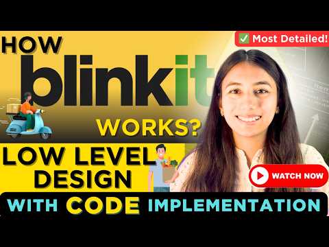 Blinkit (Zepto) Low-Level Design with Code & UML | Order Management System & Inventory | #lld #easy