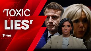 Candace Owens claims Emmanuel Macron's wife is a man. Now the French couple is dragging her to court