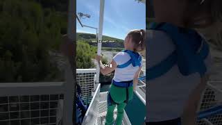 Bet you can do better than her #bungeejumping #canada #explore #qc #adrenalinerush #ottawa #travel