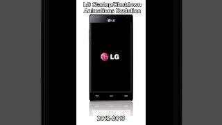 LG Startup/Shutdown Animations Evolution #lg #shorts #startup #shutdown