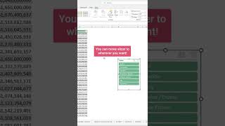 Impress your boss by making excel slicer #excel #excelacademy