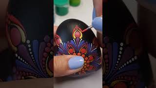 Dot Mandala on heart #art #dotmandala #dotpainting #mandala #dotart #diy #handmade #craft