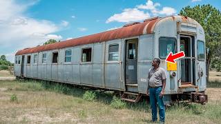 Everyone Laughed When He Bought and Moved Into a Rusty Train Car, Until They Saw What He Did Inside…