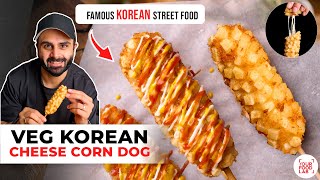 VEG Korean Corn Dog Recipe | Famous Korean Street Food | Veg Korean Corn Dog | Chef Sanjyot Keer