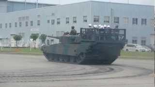 90式戦車試乗会風景～出発