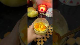 🥭Mango chia seed pudding 🫶🏻Sugar free dessert 🍮 #shorts #mangochiapudding