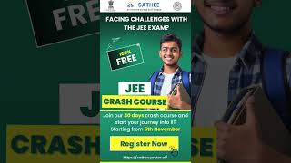 FREE JEE 40 Days crash course | IIT Experts guidance | MoE and IIT Kanpur
