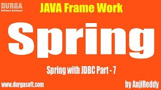 Spring with JDBC Part -7