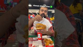KFC Tandoori Zinger 🍔 #burger #offer #foodie #foodreview #foodshorts