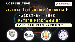 Day 20- TNSDC - Naan Mudhalvan - Virtual Internship - Python