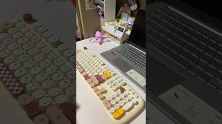 Unbox GEEZER Wireless keyboard, mouse จาก B2S Shop #studygram #keyboard