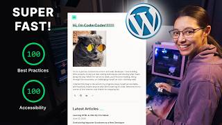 Build a WordPress blog that is super fast