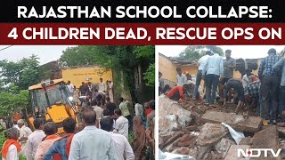 Rajasthan School Collapse | 4 Children Dead, Rescue Ops On at Jhalawar's Piplodi Primary School